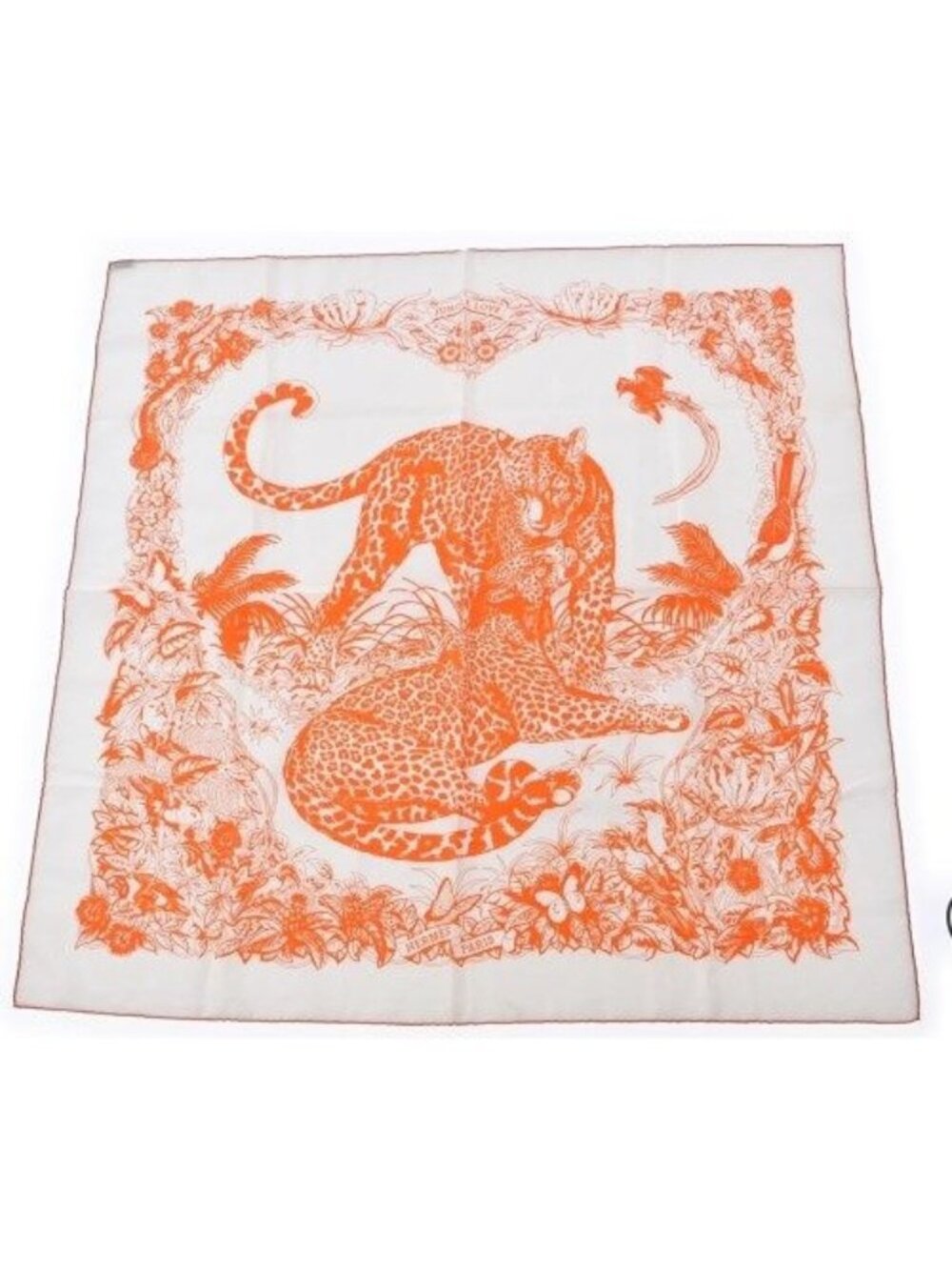 Hermes Bandana Scarf Orange - Picture 1 of 6